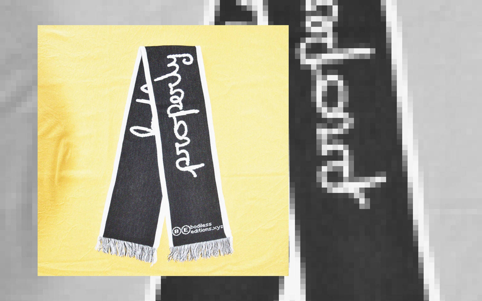 properly designed! (scarf F/W 23–24)